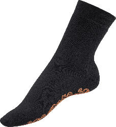 Fascino ABS-Socken mit Paisley-Muster, Gr. 35-38, schwarz