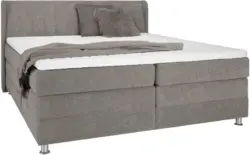 Boxspringbett in Hellbraun ca. 160x200cm