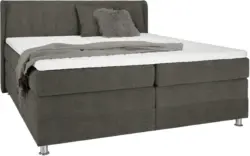 Boxspringbett in Dunkelbraun ca. 160x200cm