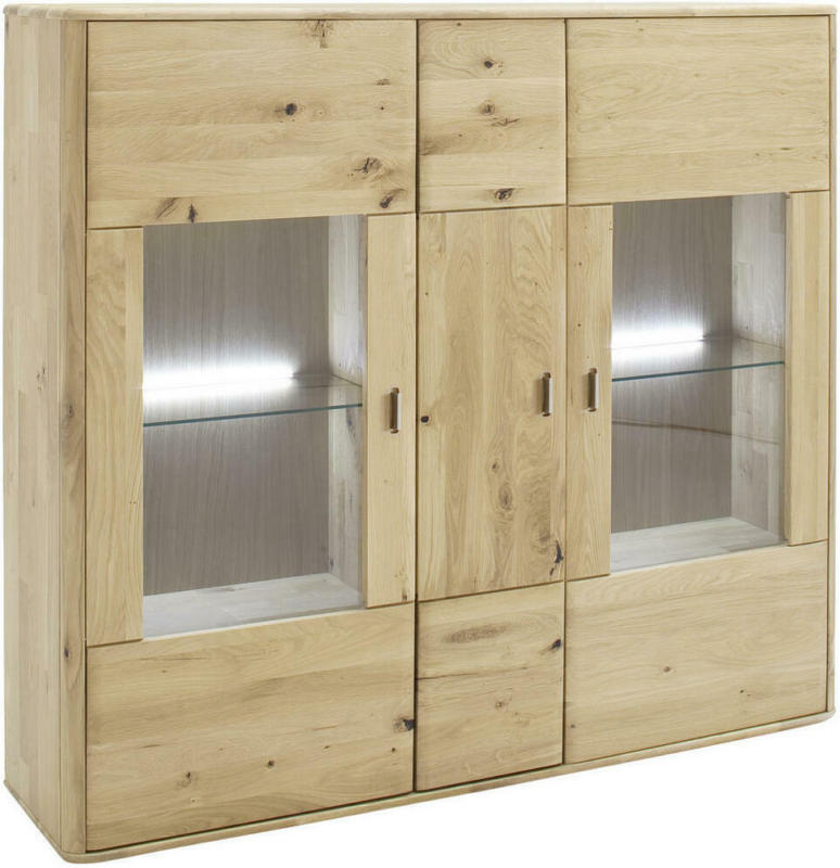 Highboard ohne Beleuchtung, 156/141/38 cm