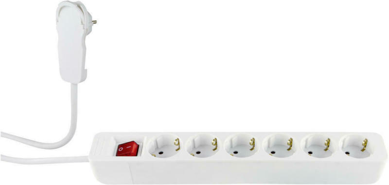 Steckdosenleiste 9,8/44,3/7,8 cm