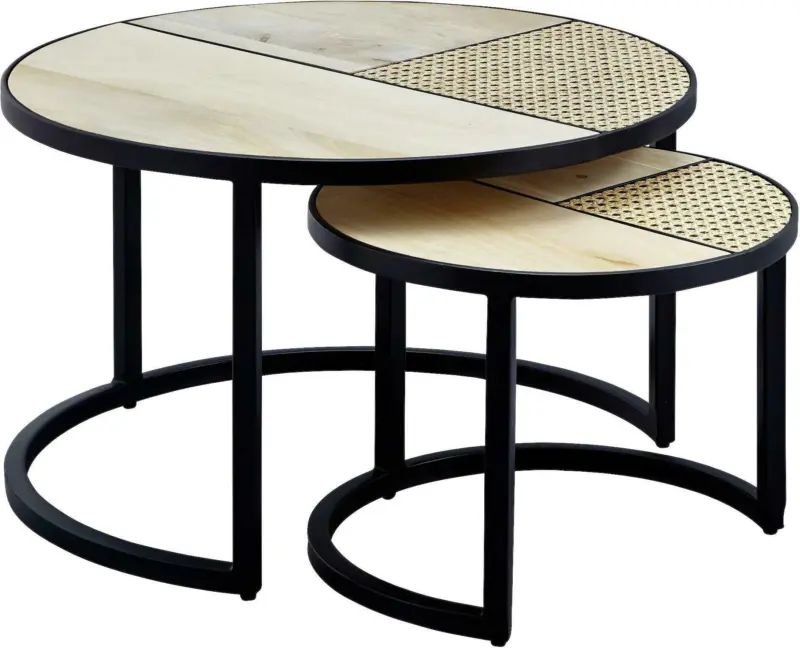 Couchtischset 'Wohnling', braun