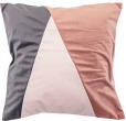 Kissen AMANY 45x45cm grau