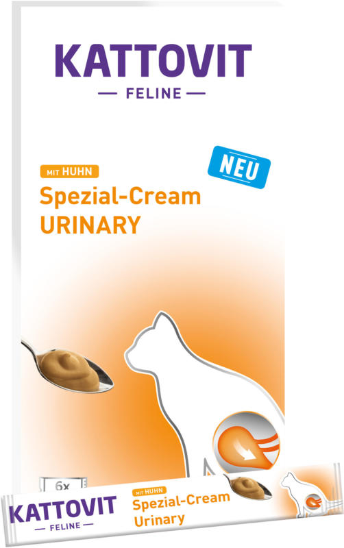 Kattovit Spécial-Cream Urinary Poulet 6x15g