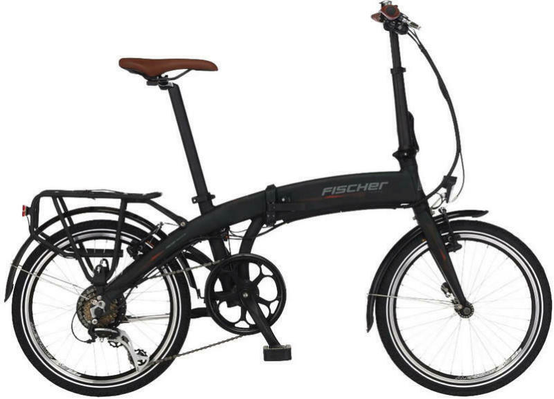Fischer E-bike Schwarz Ca. 317 W Ca. 20 Zoll