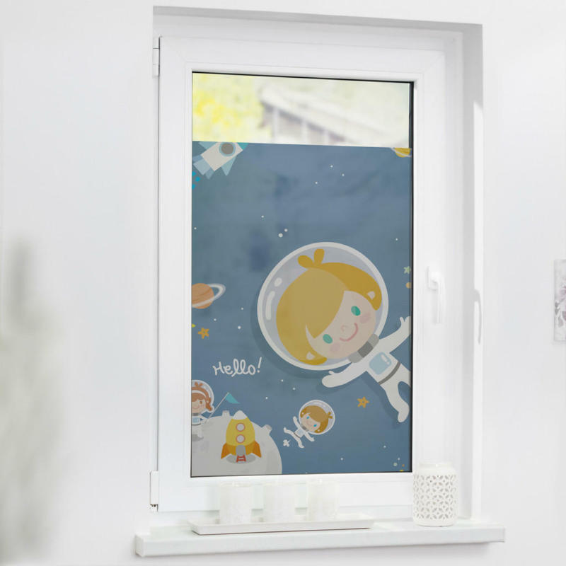Lichtblick Fensterfolie Blau B/l: Ca. 100x130 Cm