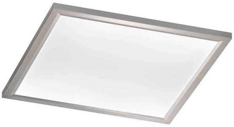 Wofi Led Deckenleuchte Milo 1 Flg. Silber B/h/l: Ca. 40x5x40 Cm 1 Brennstellen