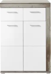 Schuhschrank 'Crown-X' , weiß