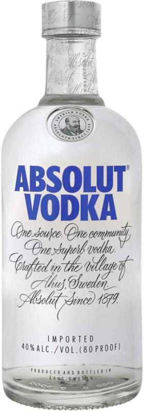 Absolut Vodka 50 cl - 12 Stück