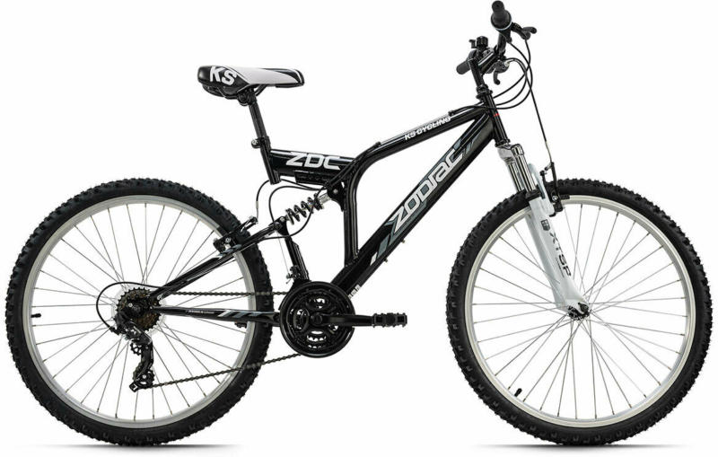 Mountainbike „Zodiac“, Fully, schwarz schwarz