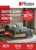 Pfister Schlafen Prospekt Herbst