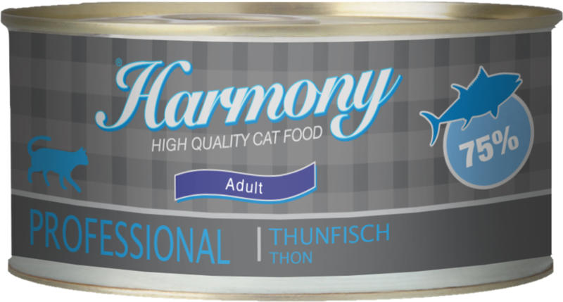 Harmony Cat Professional Nourriture humide Thon 24x75g