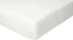 Spannleintuch Bio Greta in Weiß ca. 100x200cm