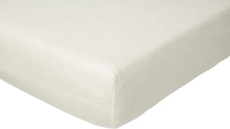 Spannleintuch Bio Greta in Beige ca. 100x200cm