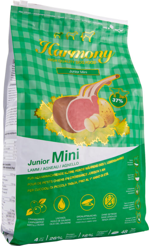 Harmony Dog Mini Lamm Junior 4kg