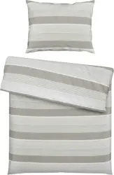 Bettwäsche Bio-Lisa in Grau ca. 140x200cm