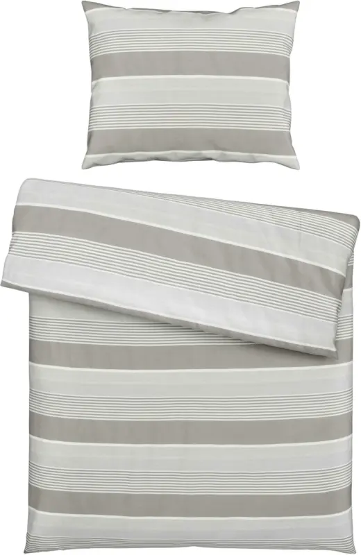 Bettwäsche Bio-Lisa in Grau ca. 140x200cm