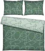 mömax Bettwäsche Pure in Grün ca. 200x220cm