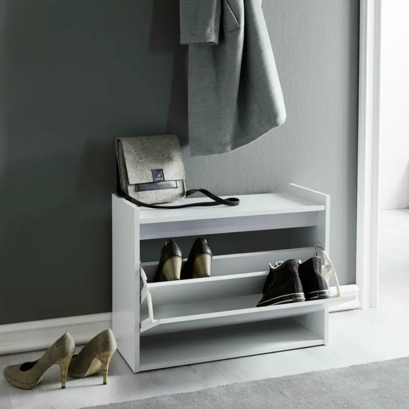 Schuhkipper in Weiß 'Mali'