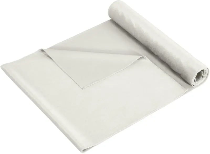 Dekostoff Samt in Creme ca.35x180cm