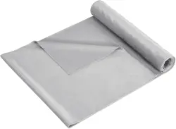 Dekostoff Samt in Silberfarben ca. 35x180cm