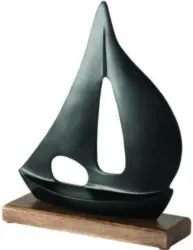 Skulptur Timron in Schwarz