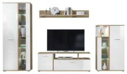 Wohnwand 'Ever' , weiß