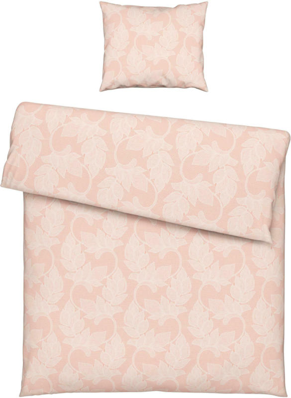Bettwäsche Emilie in Rosa ca. 160x210cm