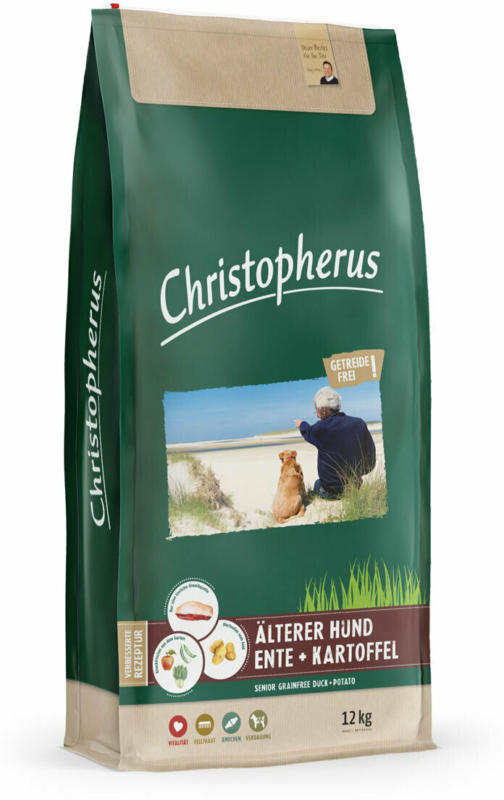 Dog Senior, Ente, Getreidefrei, 12kg 12000 g