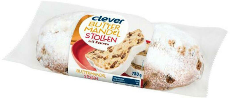 Clever Butter-Mandel-Stollen