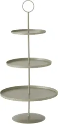 Etagere Samona aus Eisen in Beige