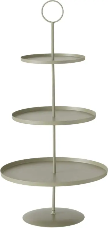 Etagere Samona aus Eisen in Beige