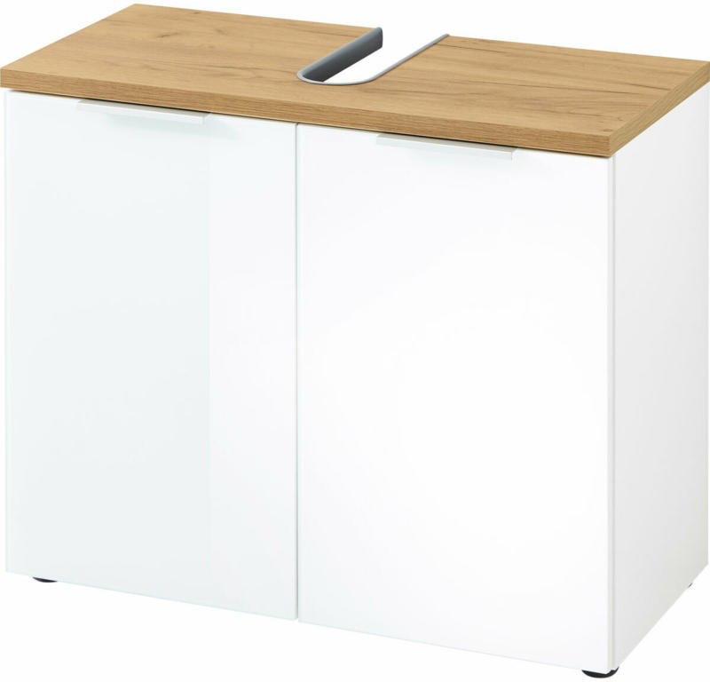 Waschbecken-Unterschrank, 70x58x34 cm, Navarra-Eiche-Nachbildung