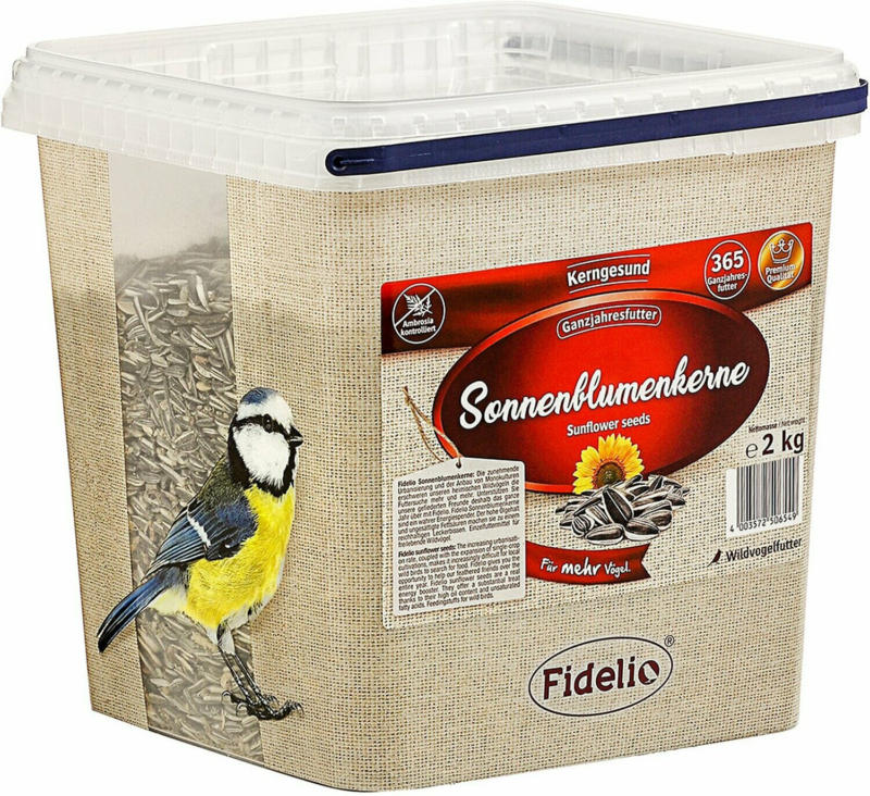 Fidelio Sonnenblumenkerne im Eimer 2 kg