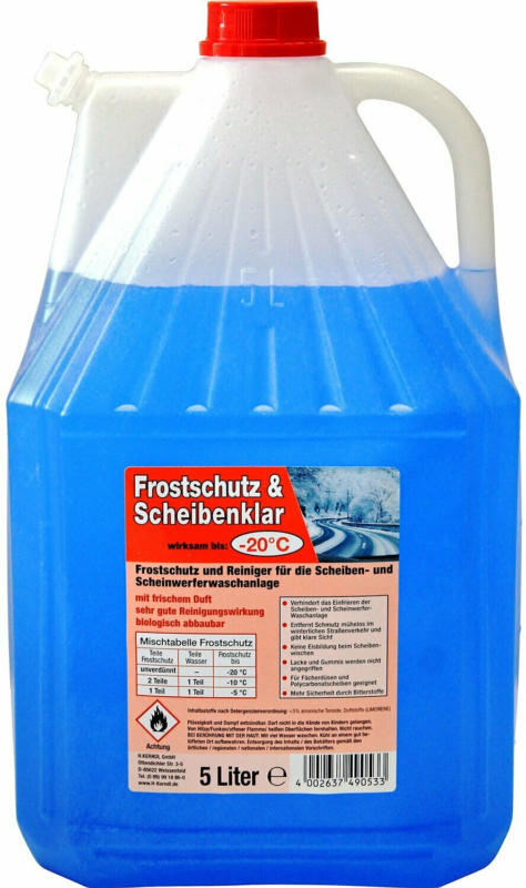 Frostschutz & Scheibenklar -20°C 5 l Schnabelkanne