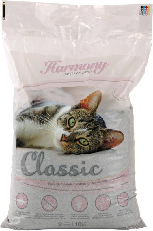 Harmony Cat Classic Litière pour chats poudre de bébé 10kg