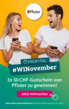 Profital WINovember - Pfister Gutschein gewinnen - bis 14.11.2021