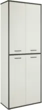 mömax Mehrzweckschrank in Grau/Weiß