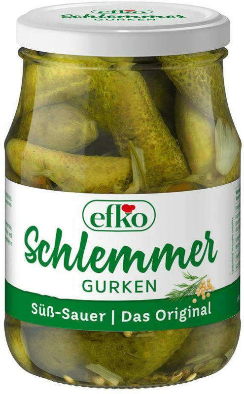 efko Schlemmergurken Süß-Sauer