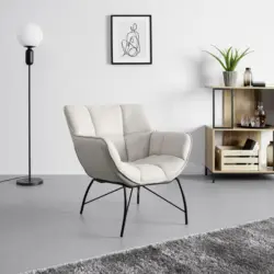 Sessel 'Robin', hellgrau