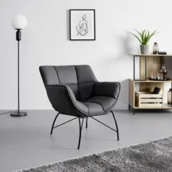 Sessel 'Robin', dunkelgrau