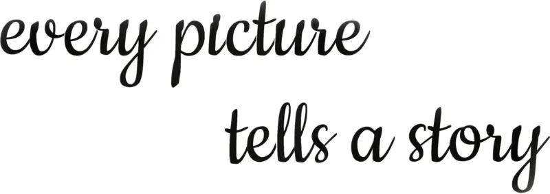 Wanddeko Nadine in Schwarz