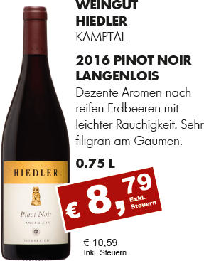 Pinot Noir Langenlois 2016