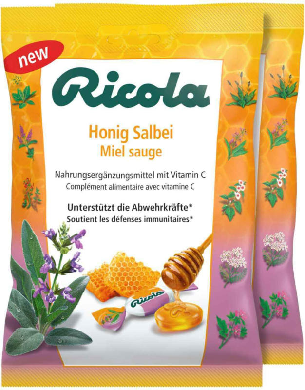 Ricola Miel Sauge 2 x 75 g -