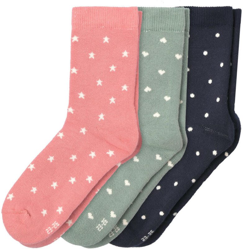 3 Paar Mädchen Socken mit Frottee