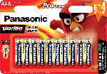 MediaMarkt Panasonic AAA Batterien LR03PPG/10BW 6+4 Angry Birds Mikro 1.5V - bis 20.03.2023
