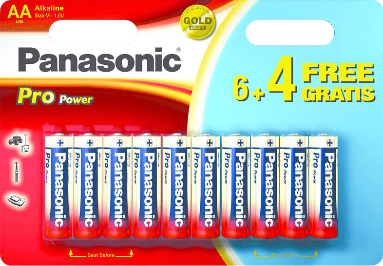 PANASONIC Batterien LR6PPG/10BW