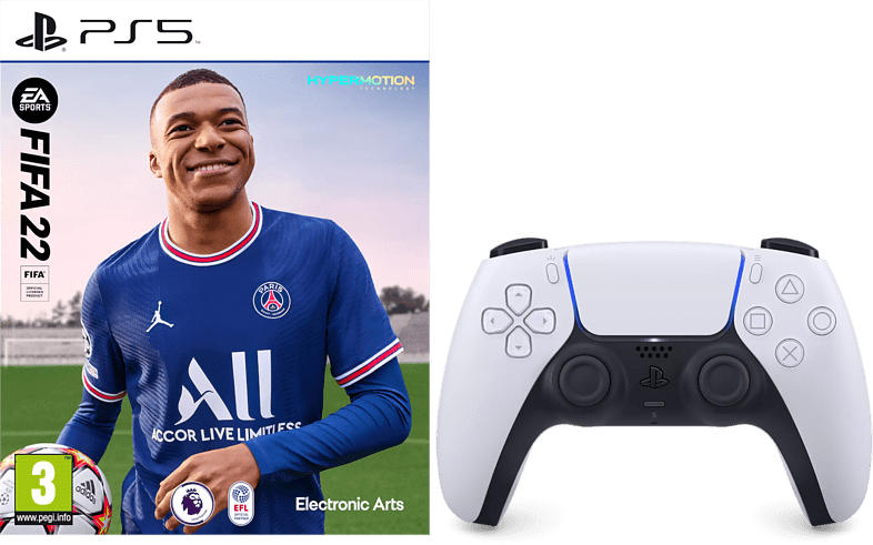 PlayStation 5 DualSense™ Wireless-Controller + FIFA 22
