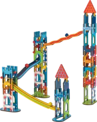 GOKI Holz Kugelbahn 79 teilig 53896