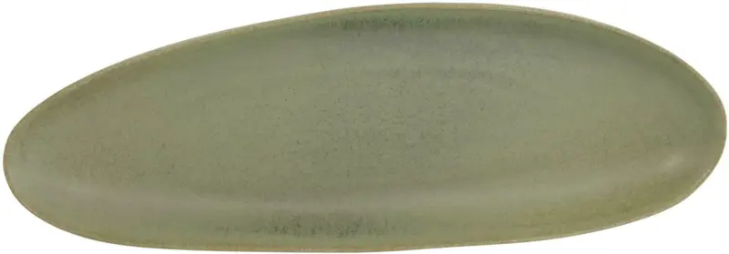 Servierplatte in Dunkelgrün Ø ca. 35,5cm